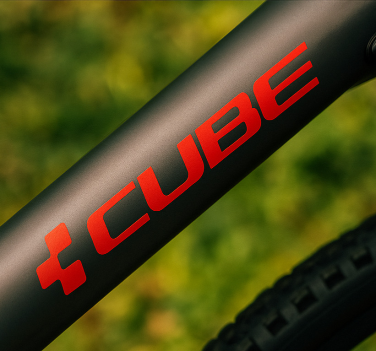 Sticker vélo logo de vélo sur mesure - TenStickers