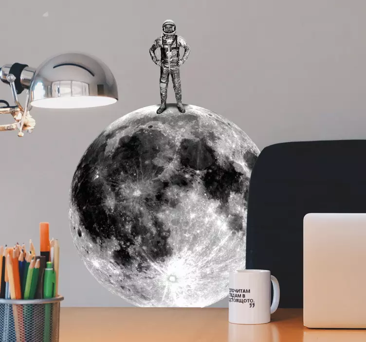 Sticker vintage astronaute - TenStickers