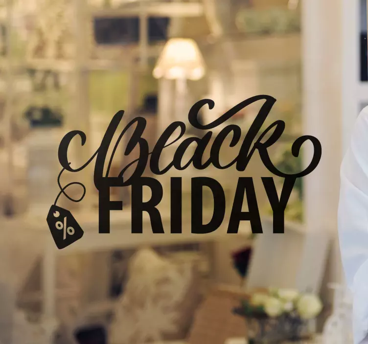 Sticker vitrine offre de vente promotionnelle - TenStickers