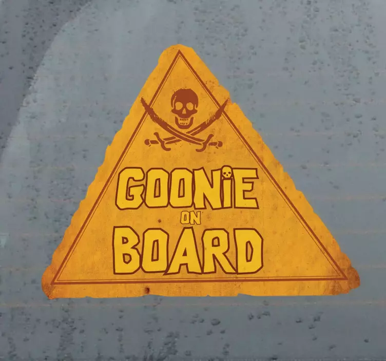 Autocollant bébé à bord goonie on board - TenStickers