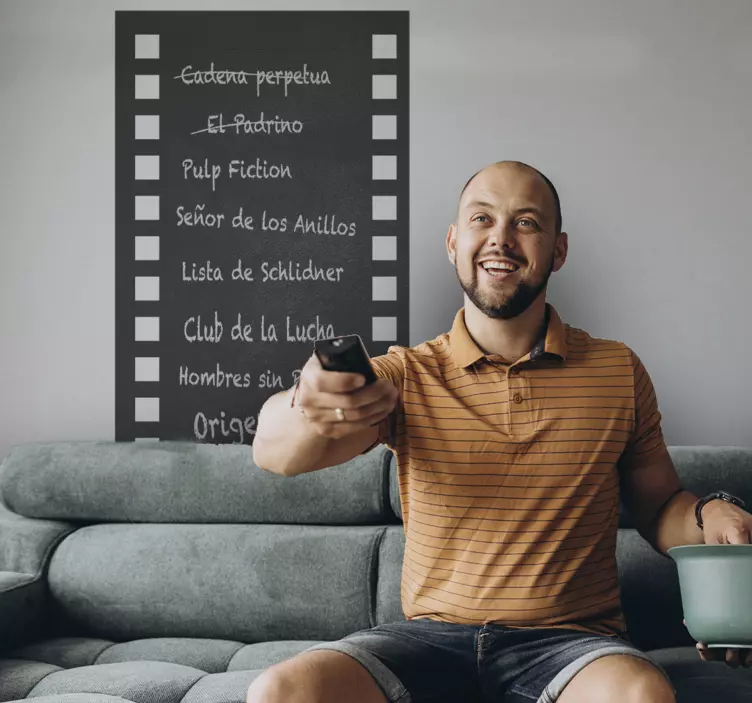 Stickers Ardoise bobine de film - TenStickers