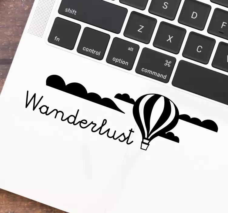Stickers Monde Wanderlust Ballon - TenStickers