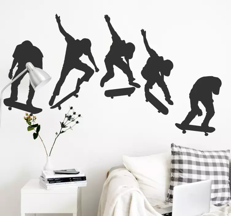 Sticker skate evolution sports extrêmes - TenStickers