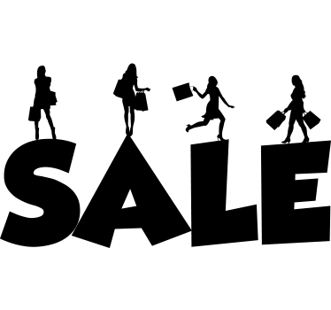 Sticker soldes autocollant de panneau de vente d'entreprise - TenStickers