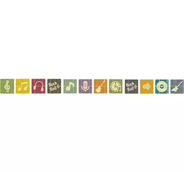 Sticker logos musique - TenStickers