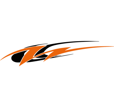 Sticker camping car côté swoosh - TenStickers