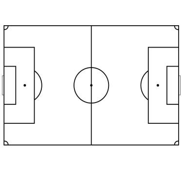 Sticker tableau blanc football - TenStickers