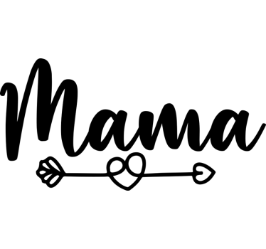 Sticker vitrine amour maternel - TenStickers