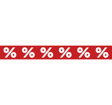 Sticker soldes bordure de symbole de remise - TenStickers
