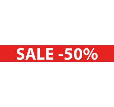 Sticker soldes remise personnalisée - TenStickers