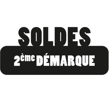 Sticker soldes 2ème démarque - TenStickers