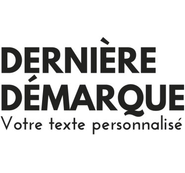 Sticker soldes dernière demarque - TenStickers