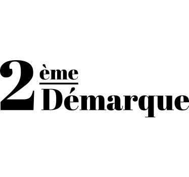 Sticker soldes 2ème démarque vitrine - TenStickers