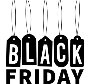 Sticker Black Friday étiquettes - TenStickers