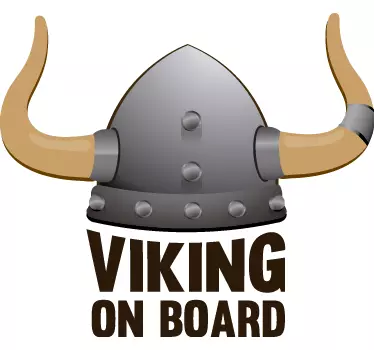 Autocollant bébé à bord viking - TenStickers