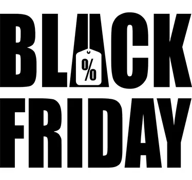 Sticker Black Friday promotion - TenStickers