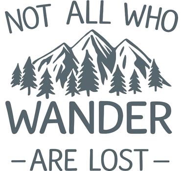 Sticker camping car citation du voyageur nomade - TenStickers