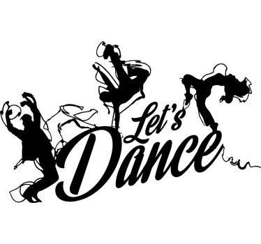 Dansons le sticker mural - TenStickers