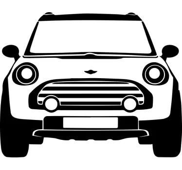 Sticker mural mini cooper - TenStickers