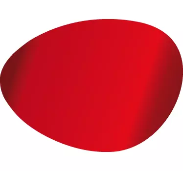 Sticker rond rouge promotions - TenStickers