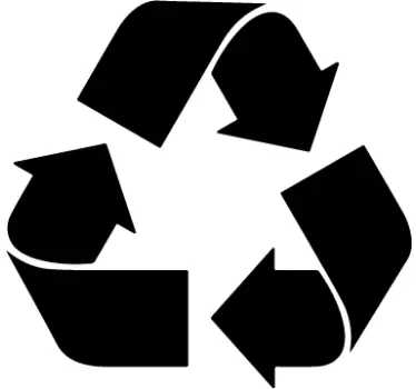Sticker pour usine signalisation recyclage - TenStickers