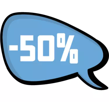 Sticker bulle promo BD - TenStickers