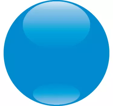 Sticker rond bleu promotion - TenStickers