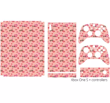 Sticker xbox lèvres et bisous - TenStickers