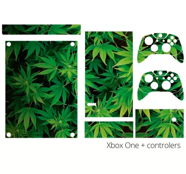 Sticker xbox marijuana - TenStickers