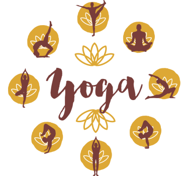 Sticker mode inspiration pour un style de vie de yoga - TenStickers
