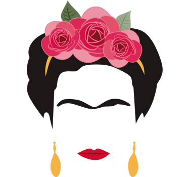 Sticker Maison Dessin Frida Kahlo - TenStickers