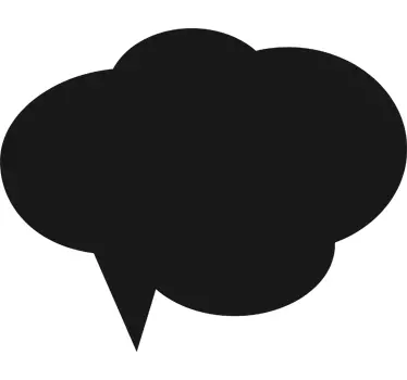 Sticker ardoise nuage craie - TenStickers