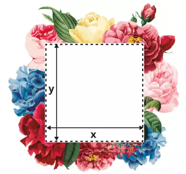 Sticker pour Interrupteur Fleurs décor printemps - TenStickers