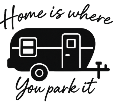 Sticker camping car douceur de chez soi - TenStickers