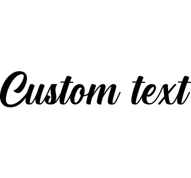 Sticker camion texte personnalisé arrière - TenStickers