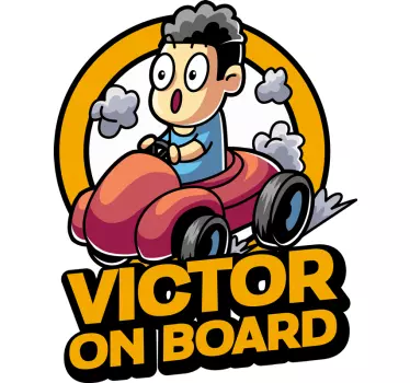 Autocollant Bébé à Bord On Board - TenStickers