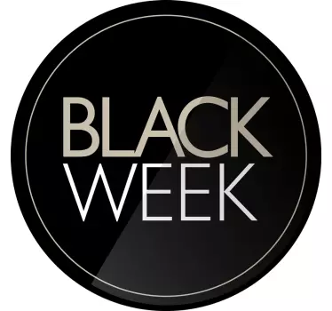 Sticker Black Friday Black Week - TenStickers