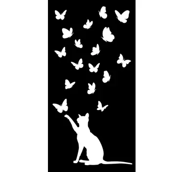 Autocollant fenêtre papillons - TenStickers