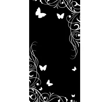 Autocollant fenêtre papillons - TenStickers