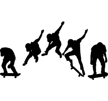 Sticker mural Sport Figure de skate - TenStickers