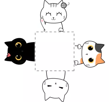Sticker pour Interrupteur Un chat différent - TenStickers