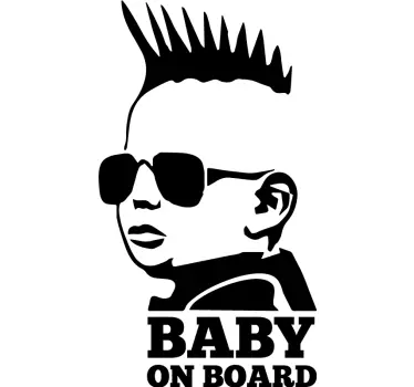 Autocollant Bébé à Bord Roche - TenStickers