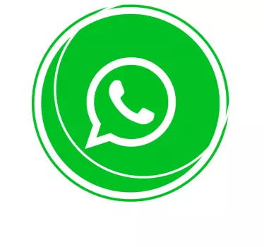 Vitrophanie vitrine Logo whatsapp personnalisé - TenStickers