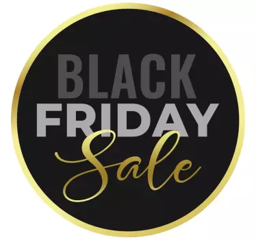Sticker soldes grande vente du black friday - TenStickers