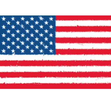 Sticker décoratif drapeau USA - TenStickers