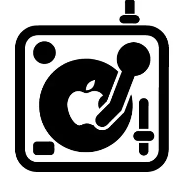 Sticker table mixage Apple - TenStickers
