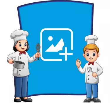 Sticker mode illustration de personnages de chefs - TenStickers