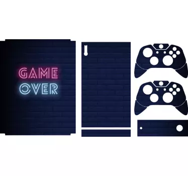 Sticker xbox phrase de jeu néon - TenStickers
