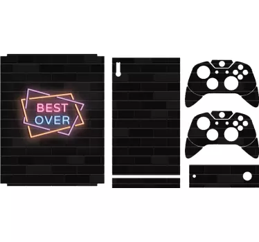 Sticker xbox Éléments de jeu vibrants - TenStickers