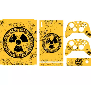 Sticker xbox peau de mise en garde contre les dangers - TenStickers